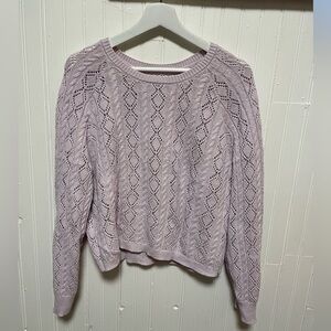 O’Neil soft pink sweater size large